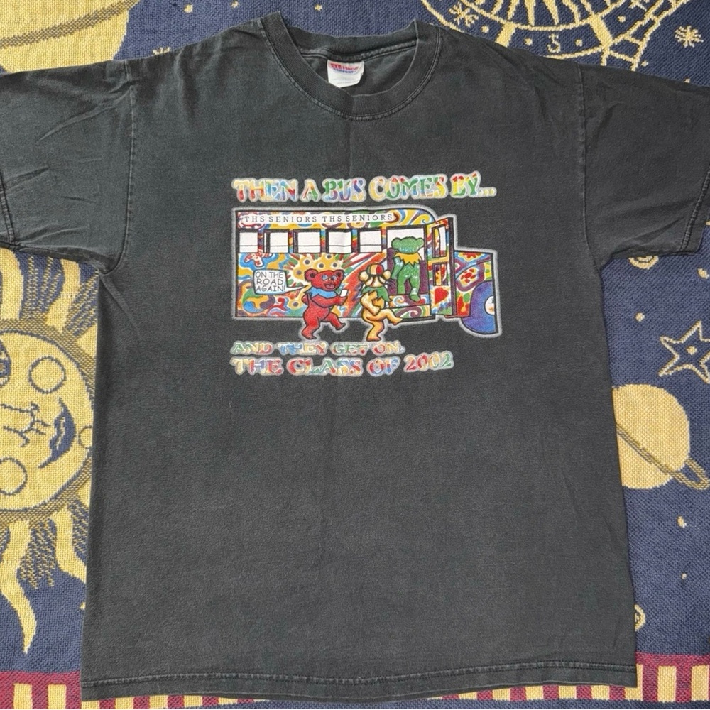 Vintage Y2K Greatful Dead Ths Class Of 2002 T-shirt Size Medium